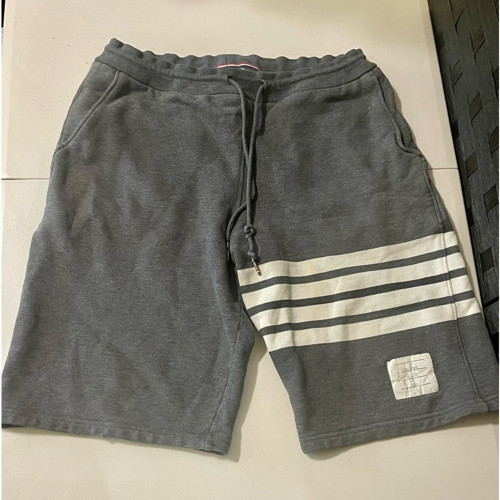 Thom Browne Cotton Loopback Shorts